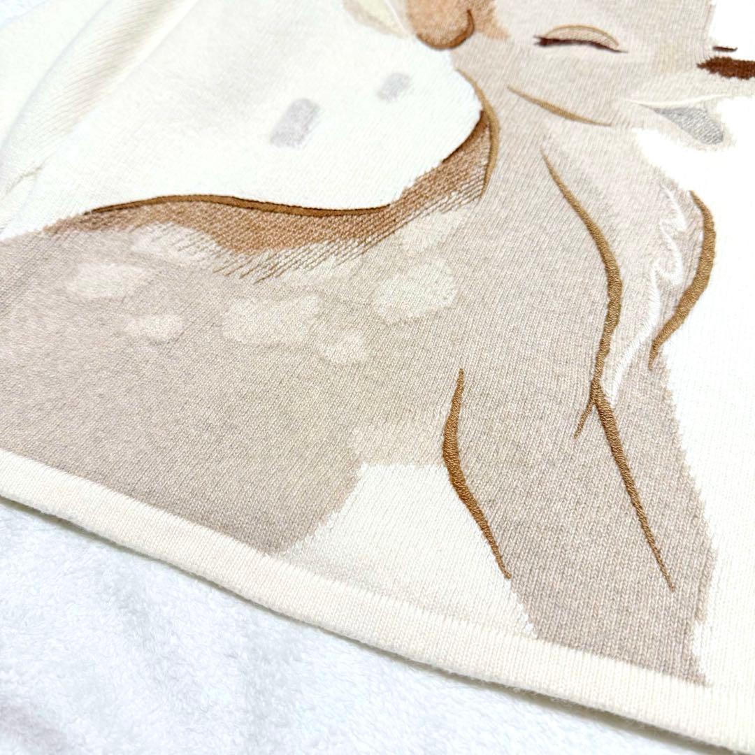 ✨️希少✨️アイスバーグ ディズニーコラボ バンビ 刺繍 ニット セーター カシミヤ