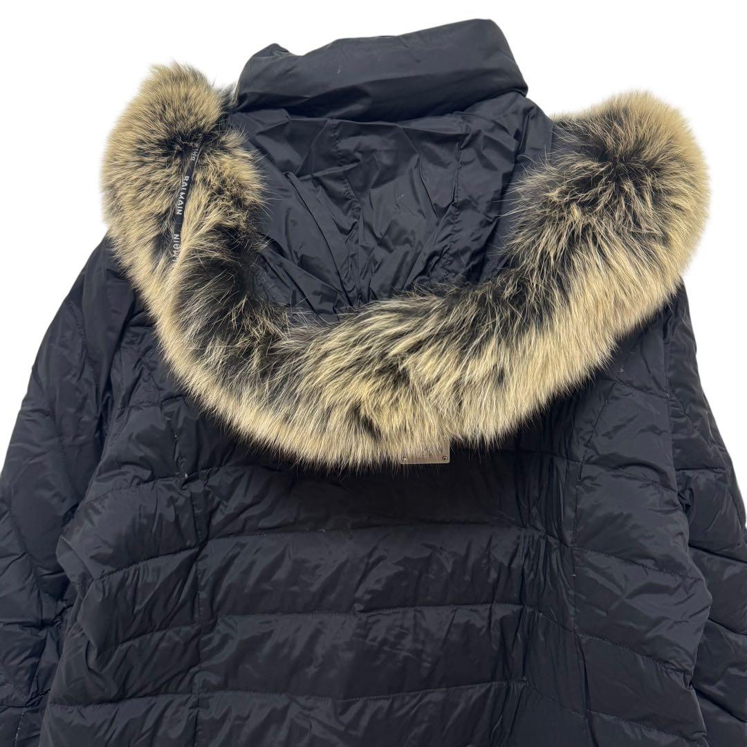 BALMAIN バルマン ダウンジャケット ブラック Lサイズ B9