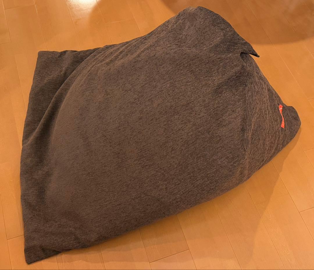 【美品】テトラグランデ　ビーズクッション/ブラウニー/大東寝具