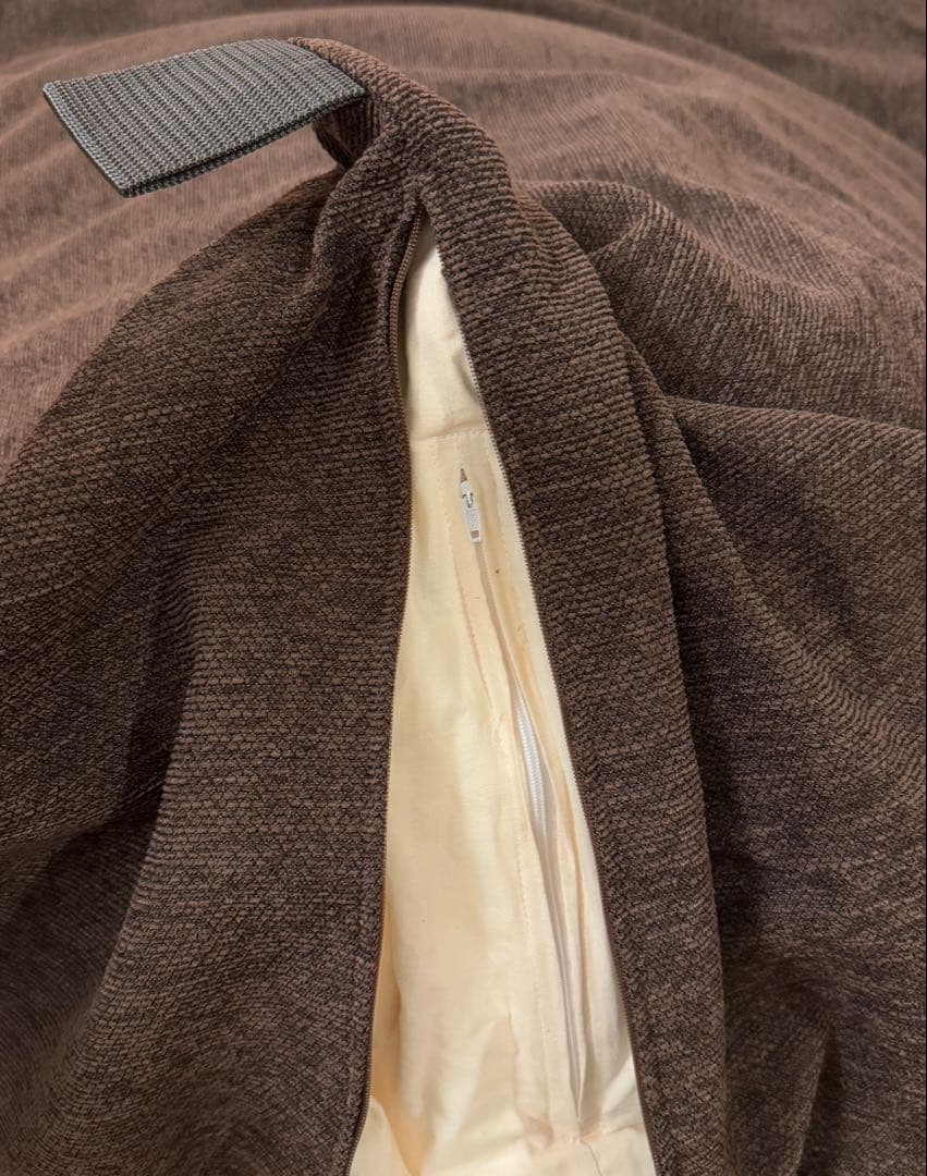 【美品】テトラグランデ　ビーズクッション/ブラウニー/大東寝具