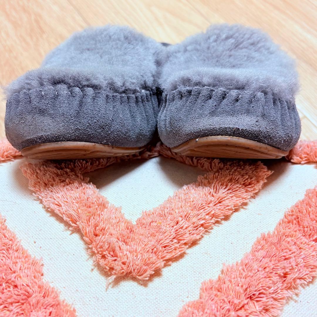 EMU Australia ムートン モカシン ケアンズ 24cm チャコール