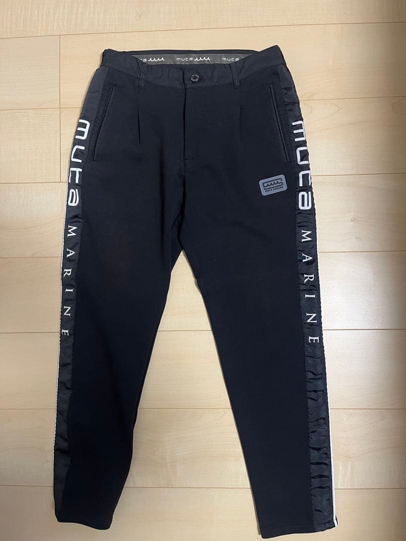 MUTA MARINE サイドライン イージースラックス ブラック5(M)