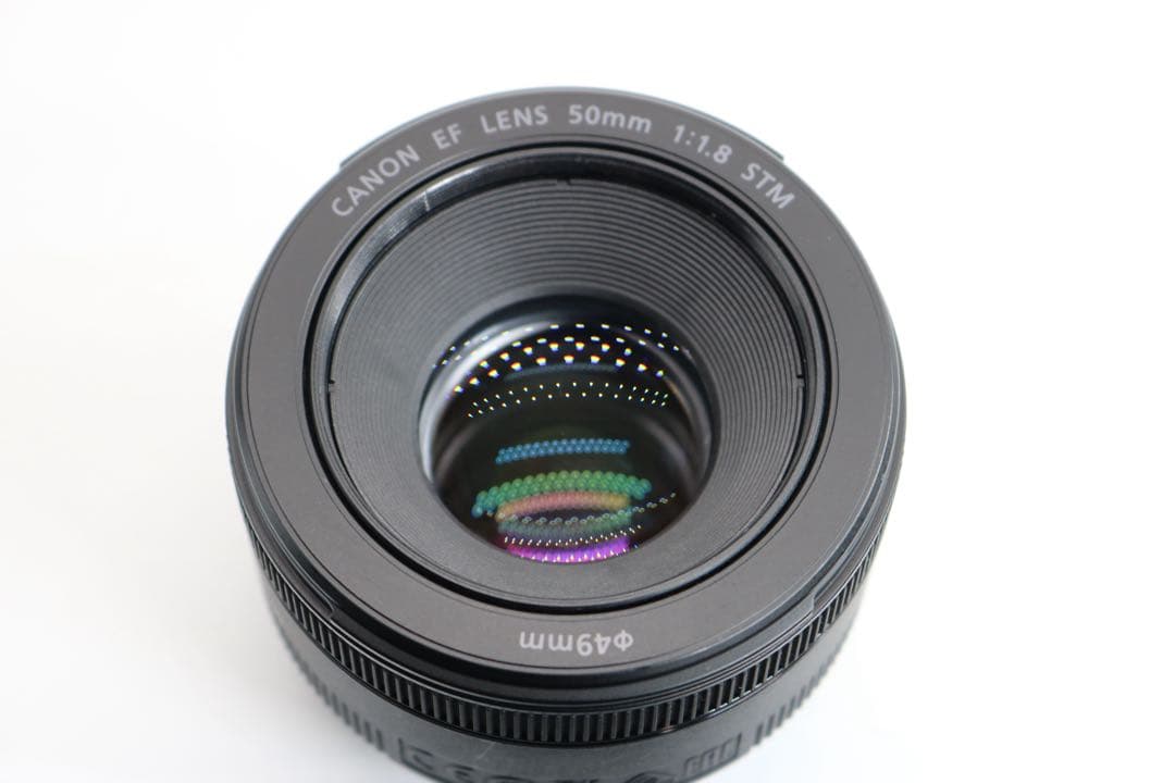 美品 【Canon EF50mm F1.8 STM】 単焦点レンズ　安心保証あり