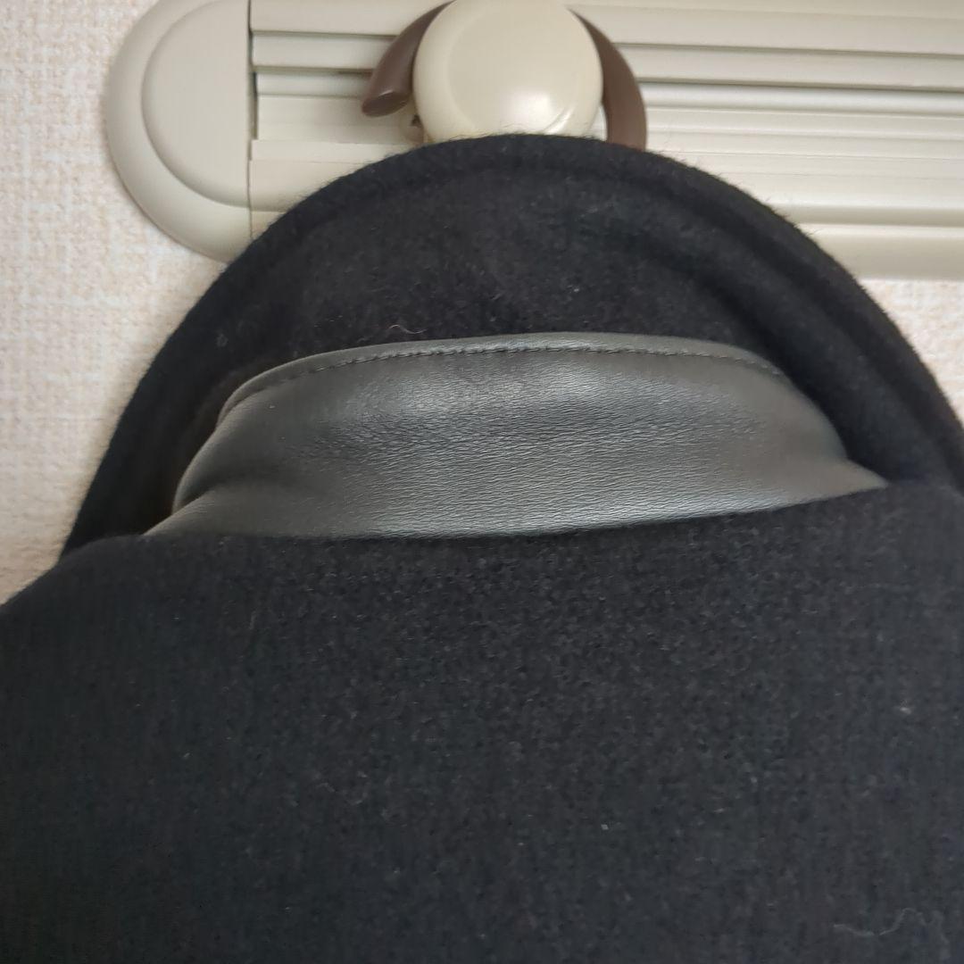 SCHOTT　襟付きウールライダース