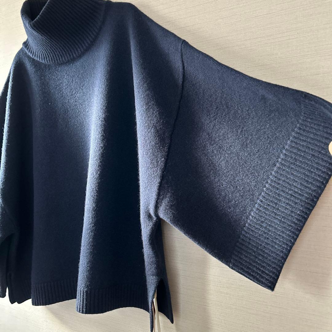 【タグ付未使用】L'Appartement カシミヤ混 poncho knit