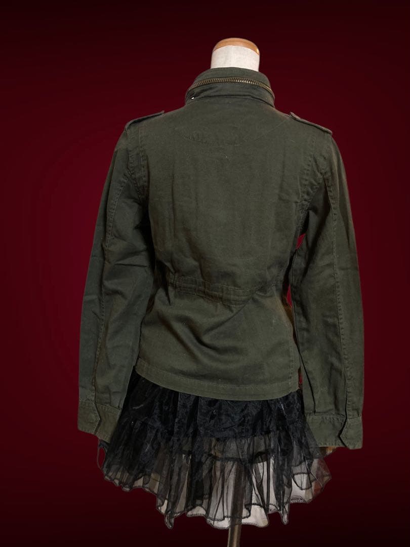 00s当時物ミリタリーy2k平成ギャルカーキフェアリーグランジロックNANA古着