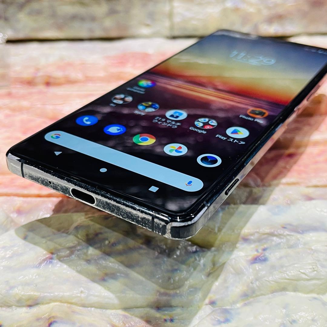 SIMフリー Xperia 1 Ⅱ 128GB ブラック 電池良好