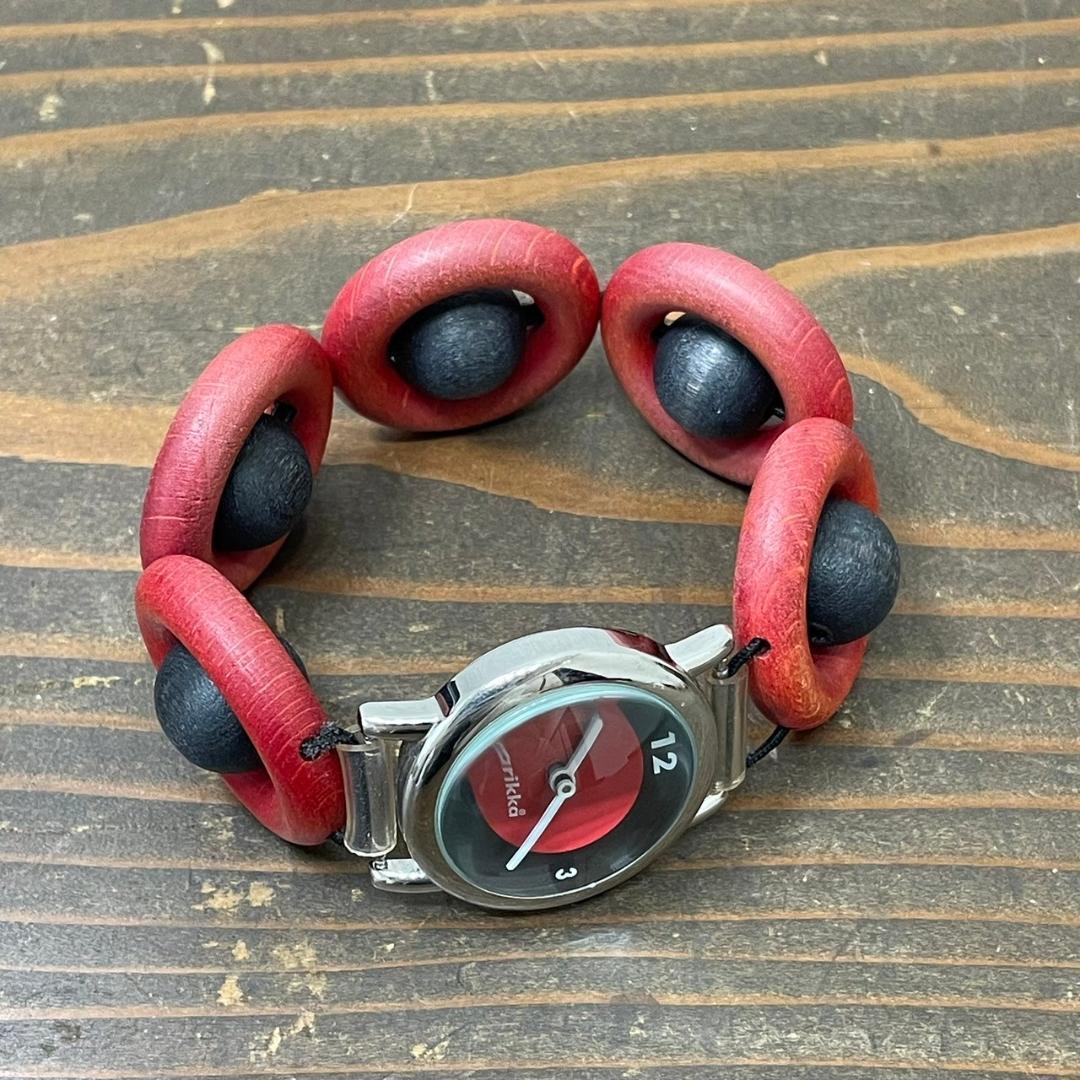 aarikka アーリッカ RONDO 木製 腕時計 フィンランド 北欧