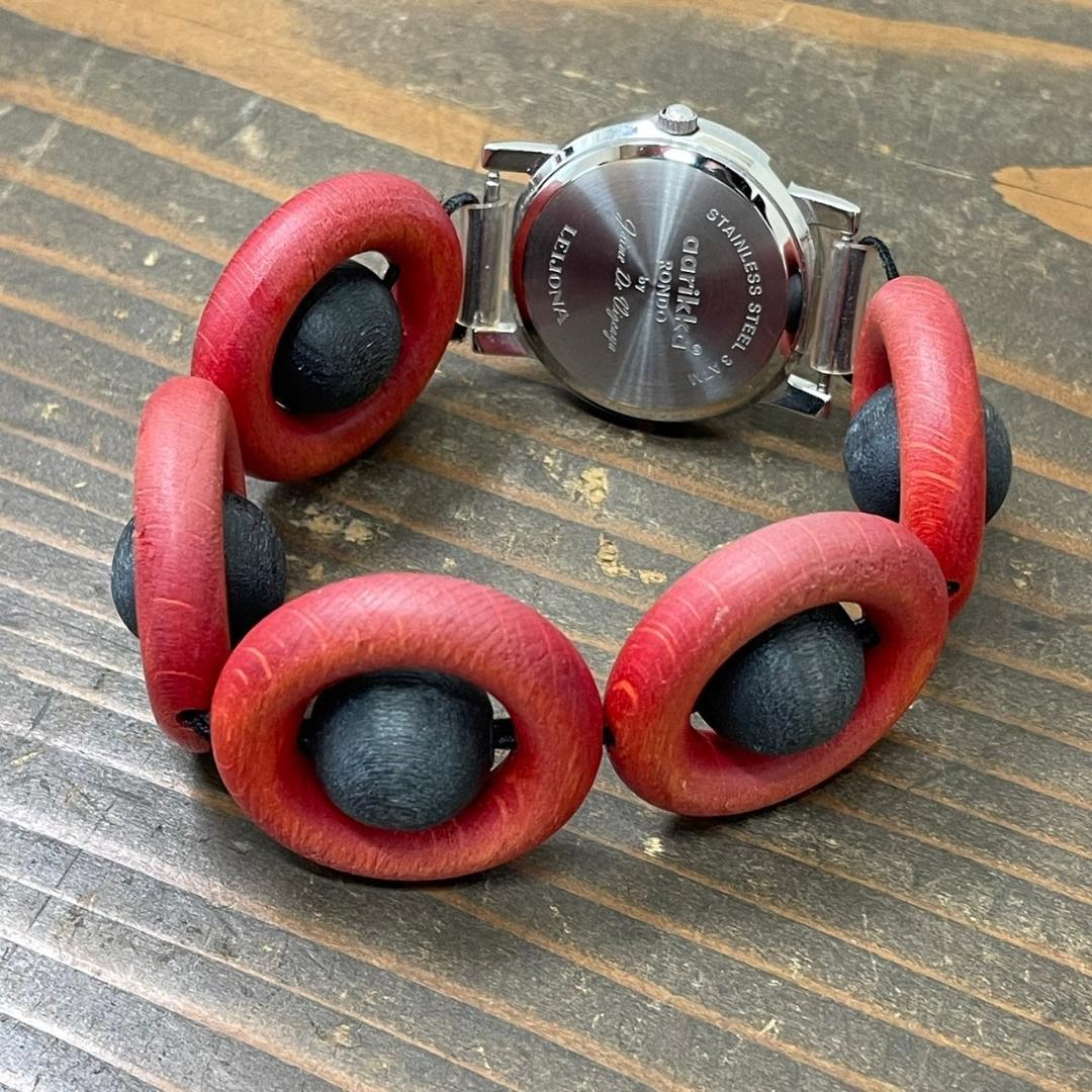 aarikka アーリッカ RONDO 木製 腕時計 フィンランド 北欧