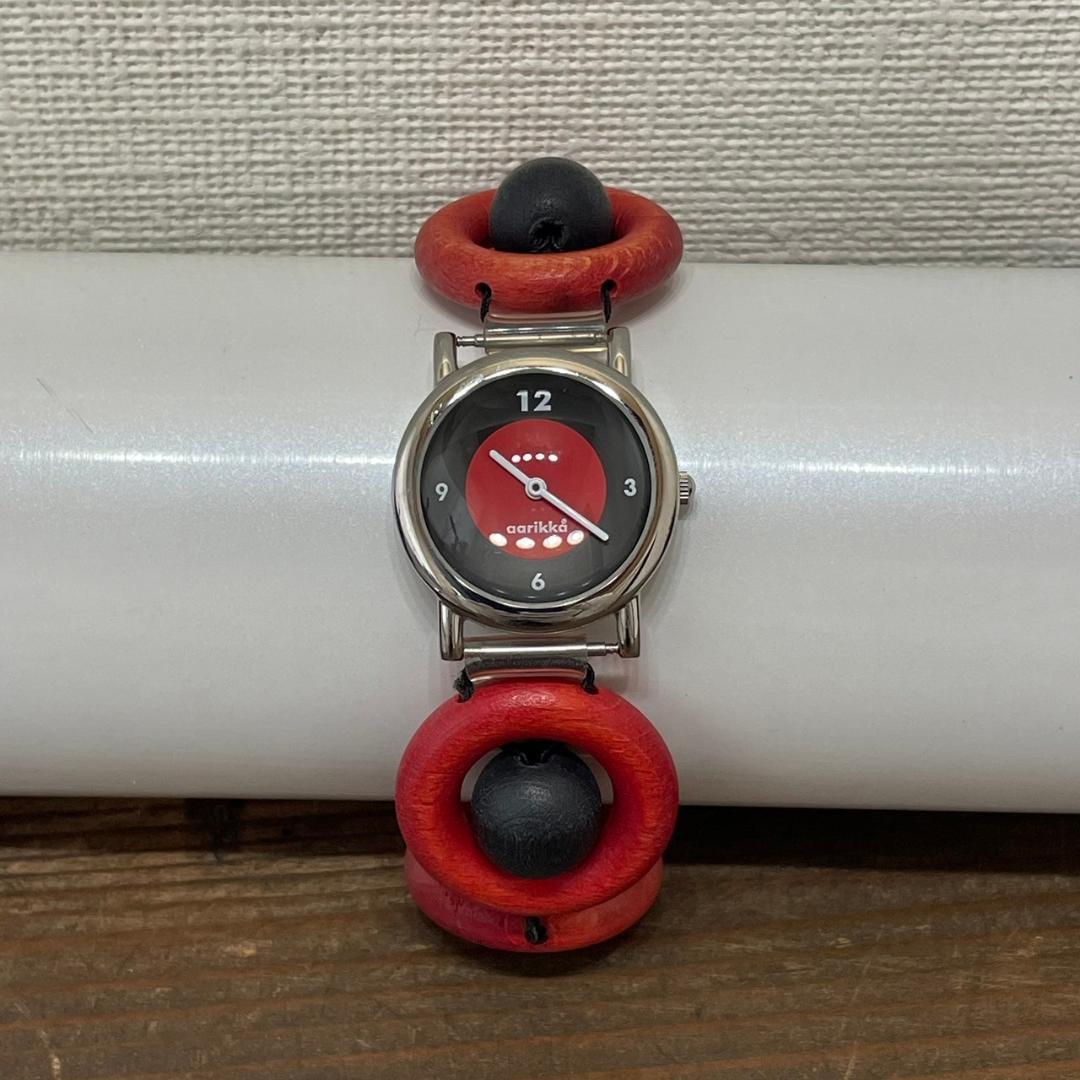 aarikka アーリッカ RONDO 木製 腕時計 フィンランド 北欧