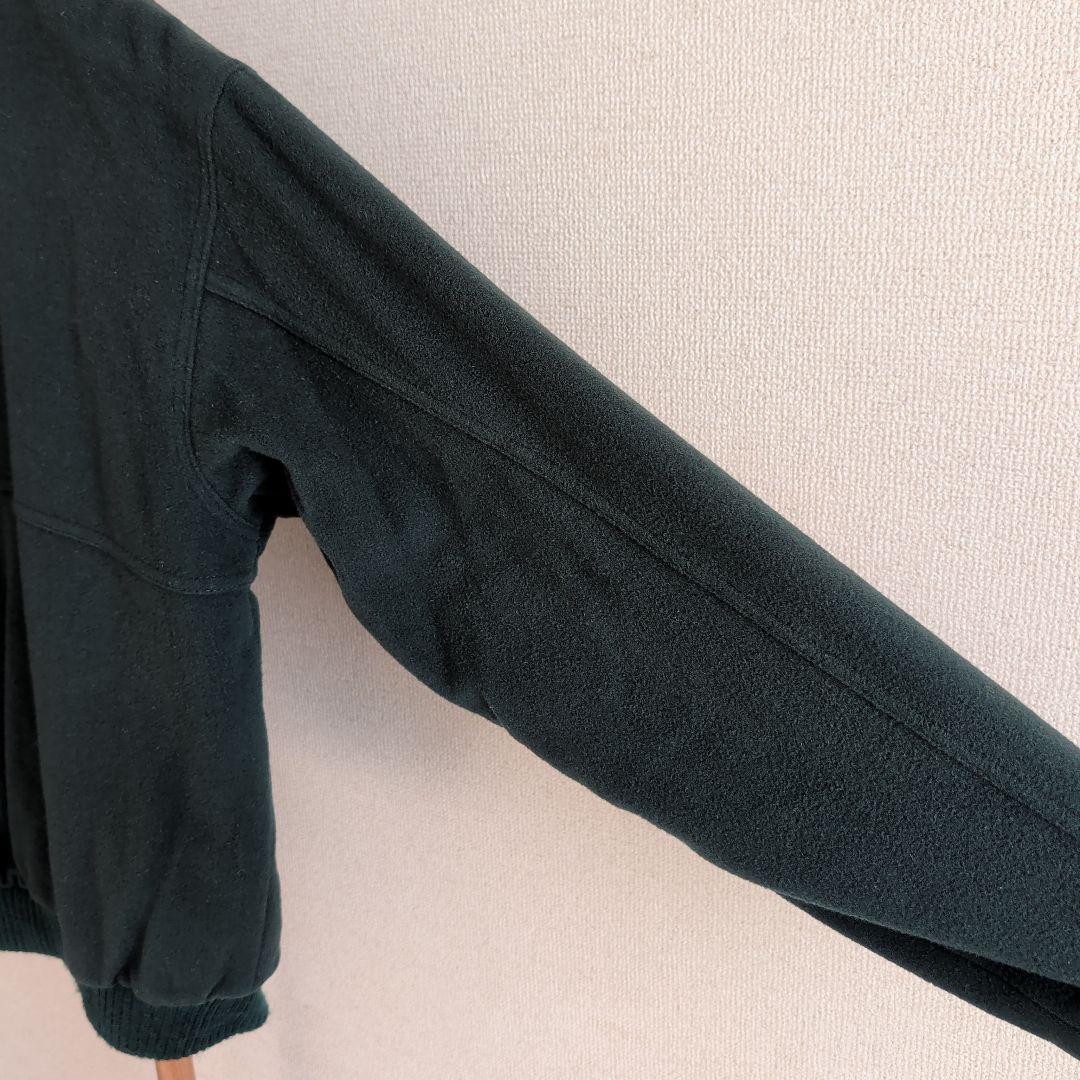 80s エルエルビーン ウールブルゾン レザー襟 ボンバージャケット USA製