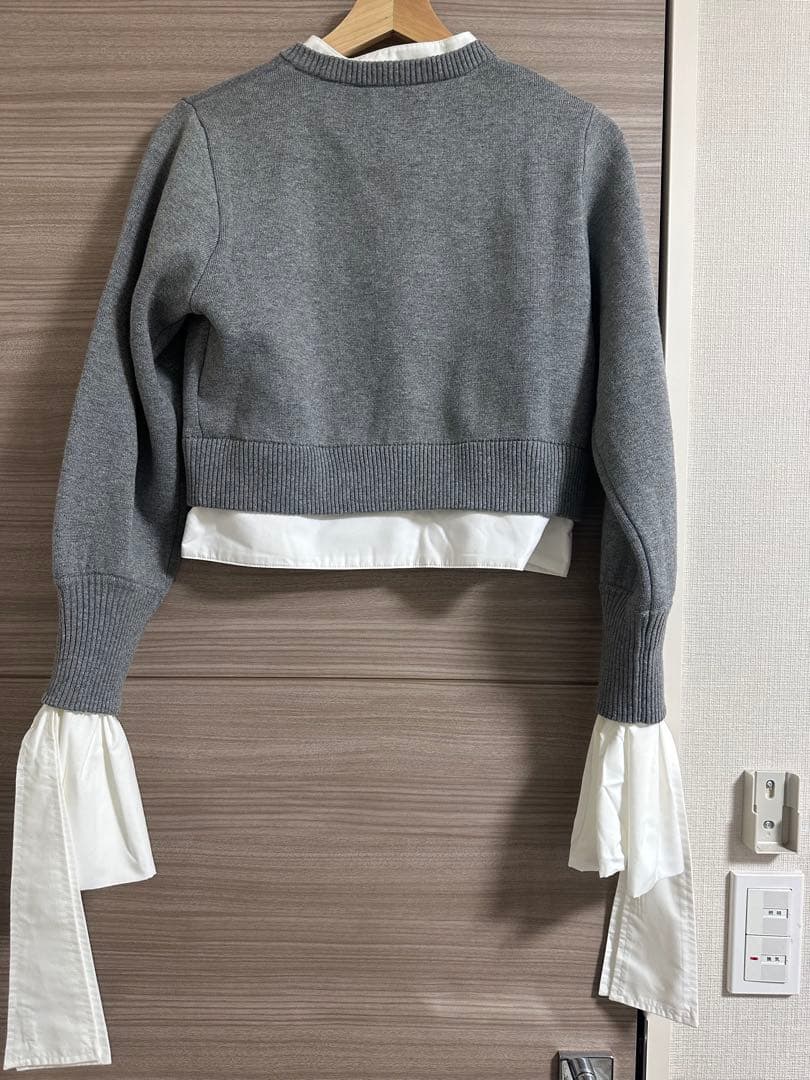 bibiy ANGELIQUE KNIT グレー