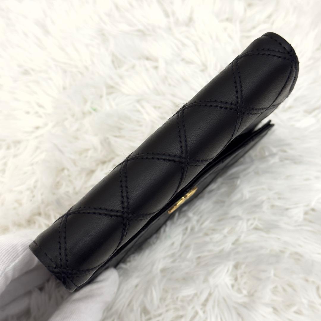 極上美品⭐️CHANELシャネル ココマーク ビコローレ Wホック 財布 レザー