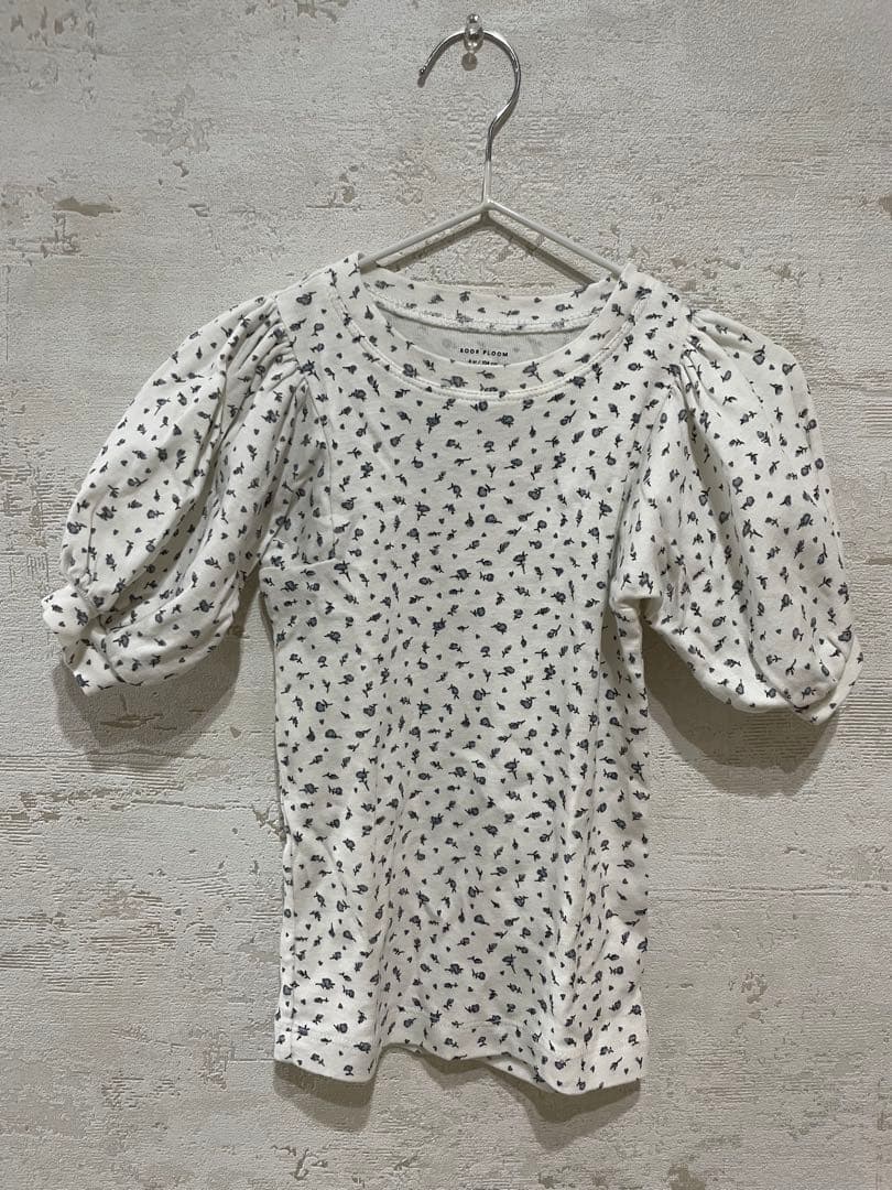 SOOR PLOOM 4y 花柄パフスリーブTシャツ