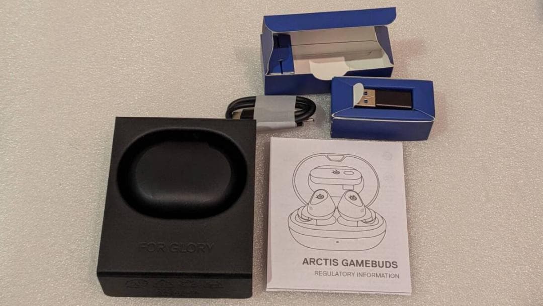 未使用 ブラック スティールシリーズ ARCTIS GAMEBUDS 黒