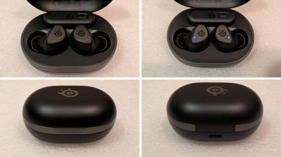 未使用 ブラック スティールシリーズ ARCTIS GAMEBUDS 黒