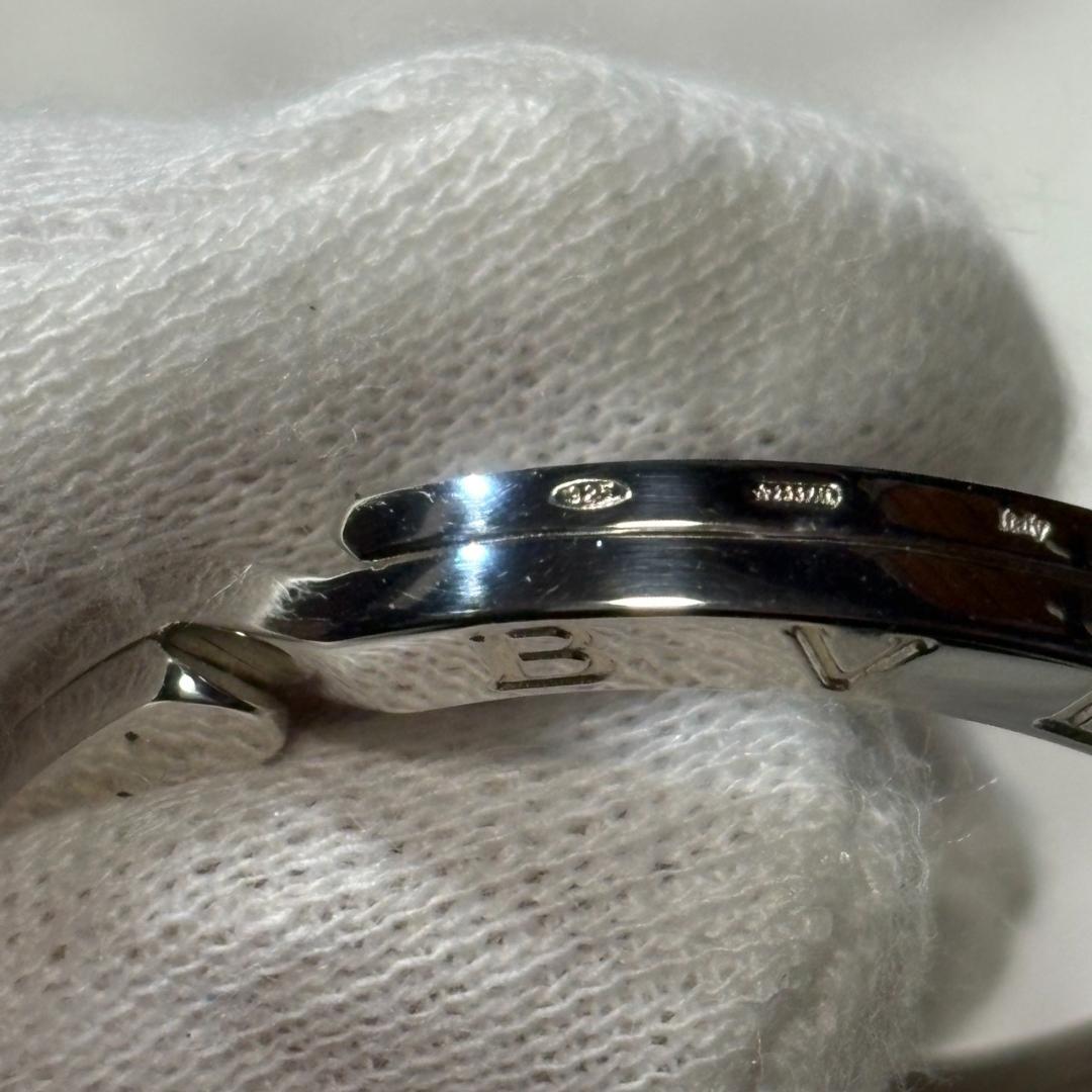 【まめ】ブルガリキーリング SV925 箱付き #B610