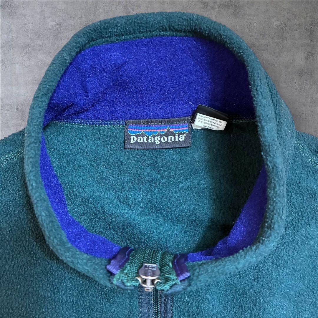 USA製 パタゴニア シンチラ フリースベスト 90s ヴィンテージ グリーン