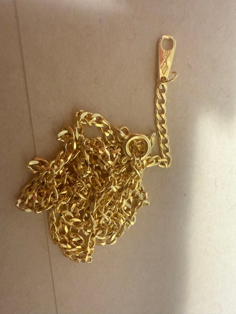 K18（造幣局ホールマーク付き）ネックレス3点セット