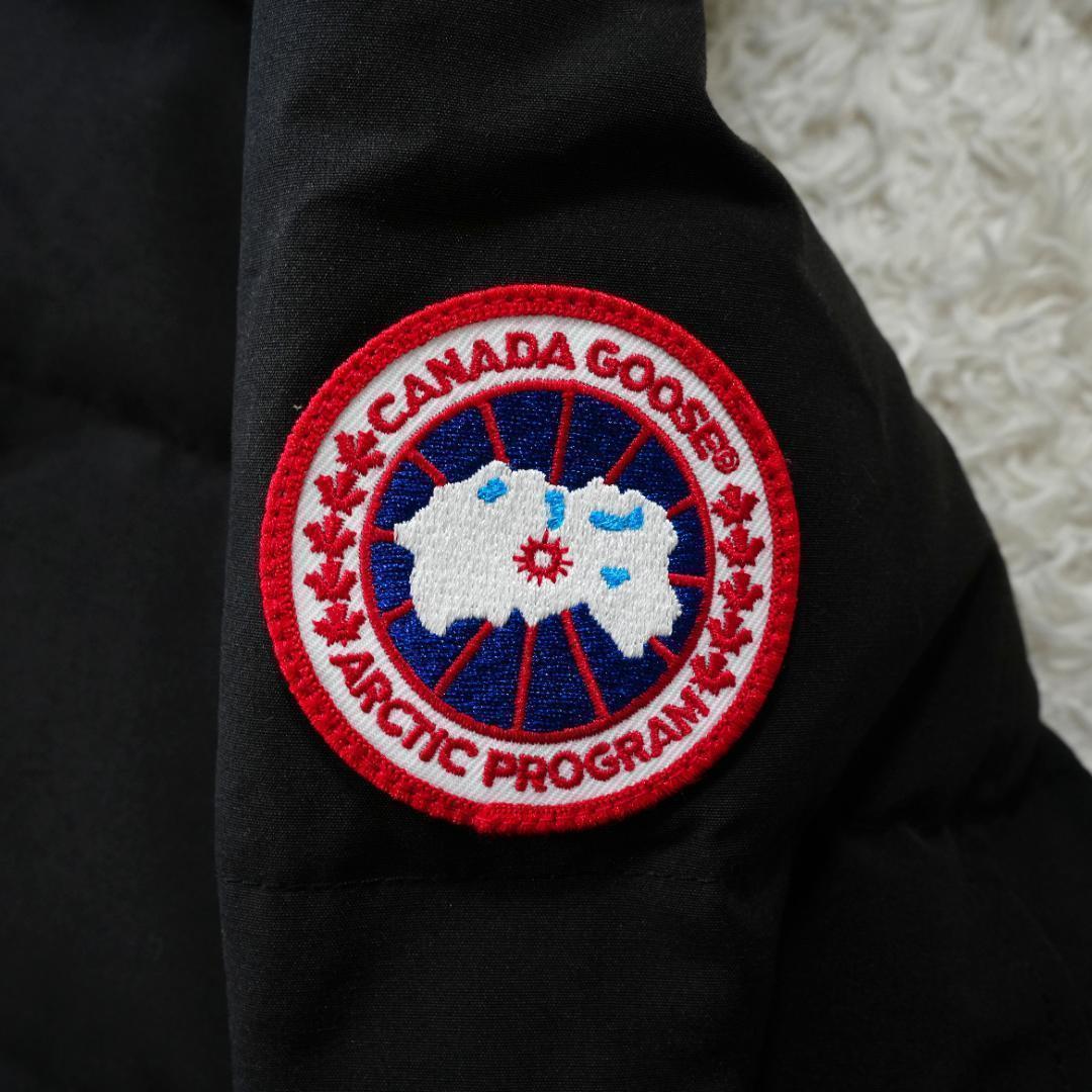 【美品】カナダグース シェルバーン ダウンコート パーカー ブラック　Sサイズ