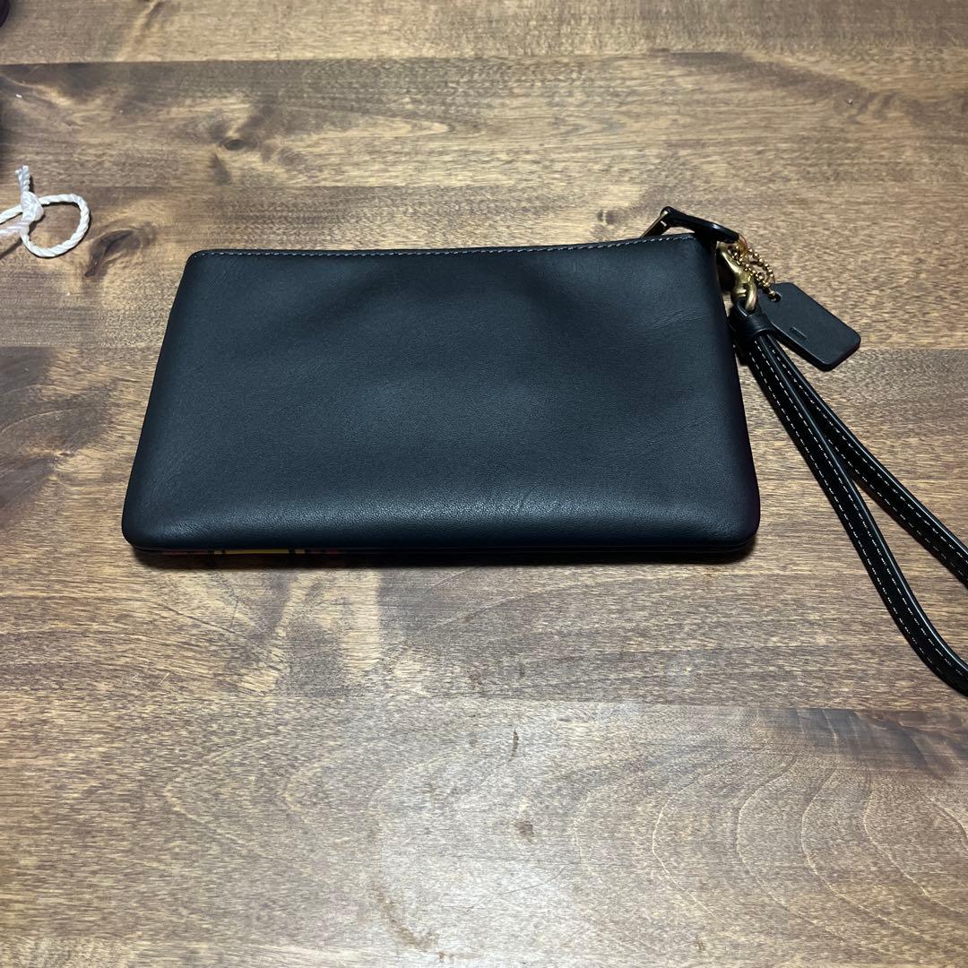 COACH プルート レザーポーチ