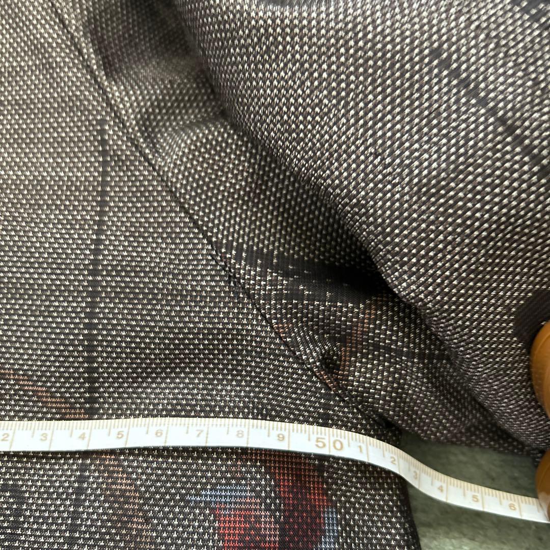 ☆ 大島紬リメイクコート（ダッフルスタイル）☆