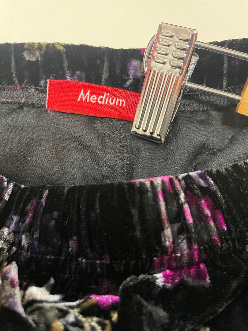 Floral Velour Baseball Jersey short セット