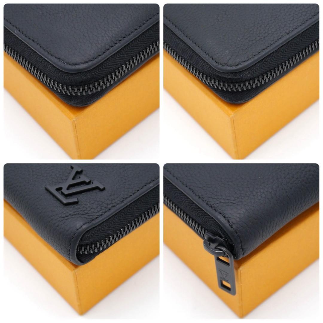 ルイヴィトン アエログラム ジッピーウォレット ホリゾンタル 長財布 ブラック