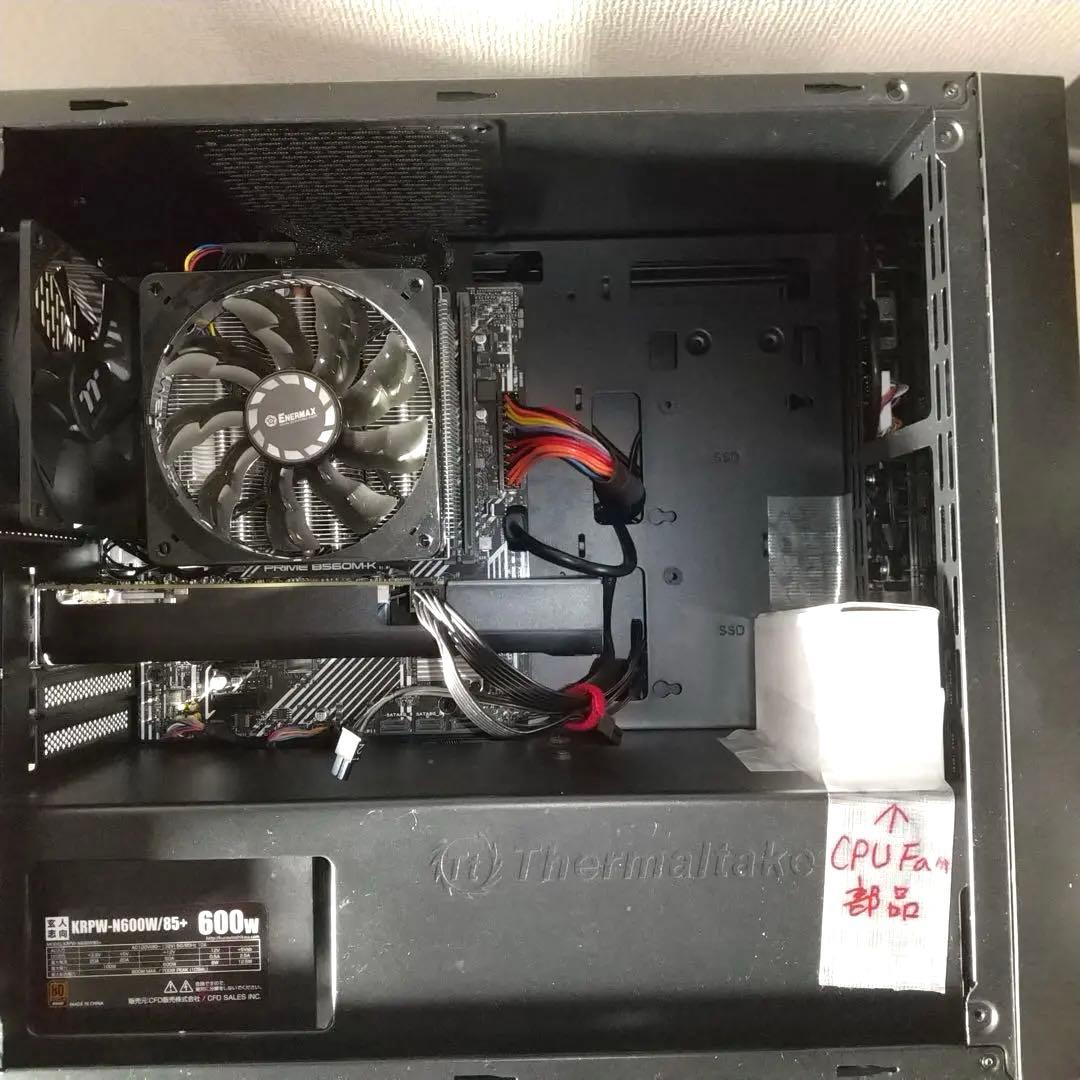 Core i3-10105F・GeForce GTX 1060自作PC