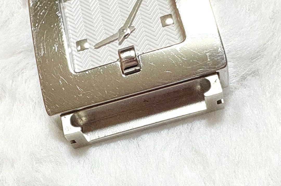 プレゼント付！ エルメス/HERMES ベルトウォッチ ブルージーン・キャメル