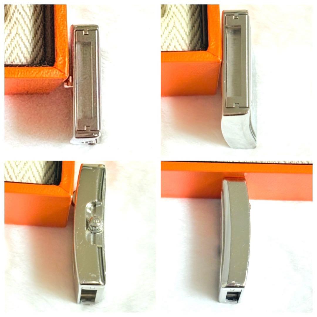 プレゼント付！ エルメス/HERMES ベルトウォッチ ブルージーン・キャメル