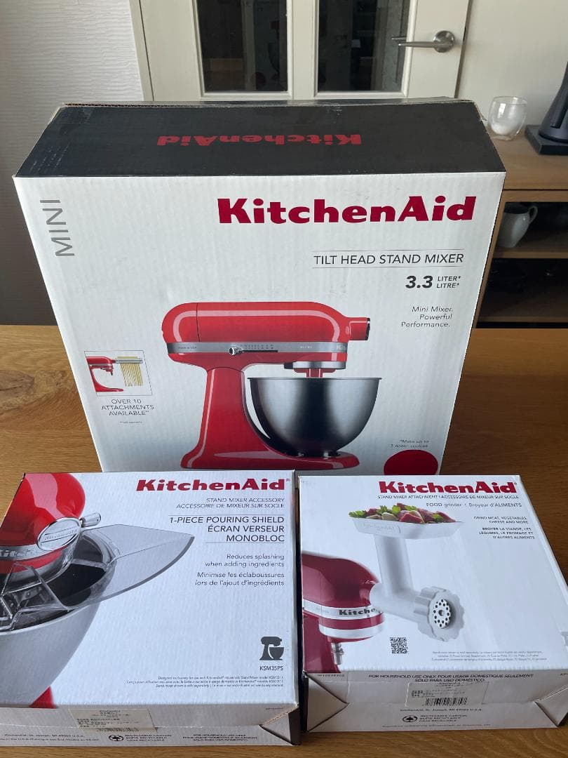 新品・未使用品　KichenAid キッチンエイド スタンドミキサー 付属品多数