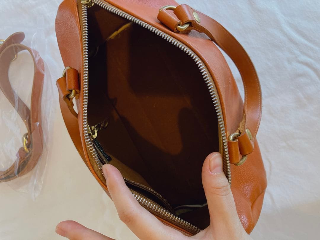 イルビゾンテ　ボストンバッグ　ヤキヌメ