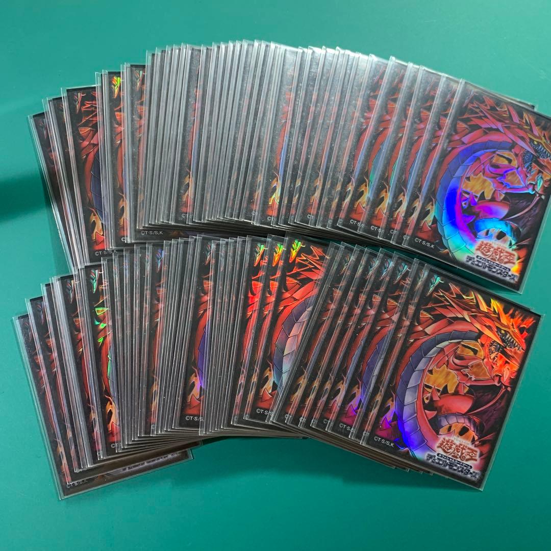 遊戯王　三幻魔　スリーブ　セット　神炎皇ウリア　降雷皇ハモン　幻魔皇ラビエル