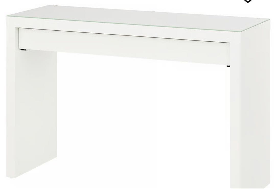 【美品】IKEA MALM マルム　ドレッサー, ホワイト, 120x41 cm