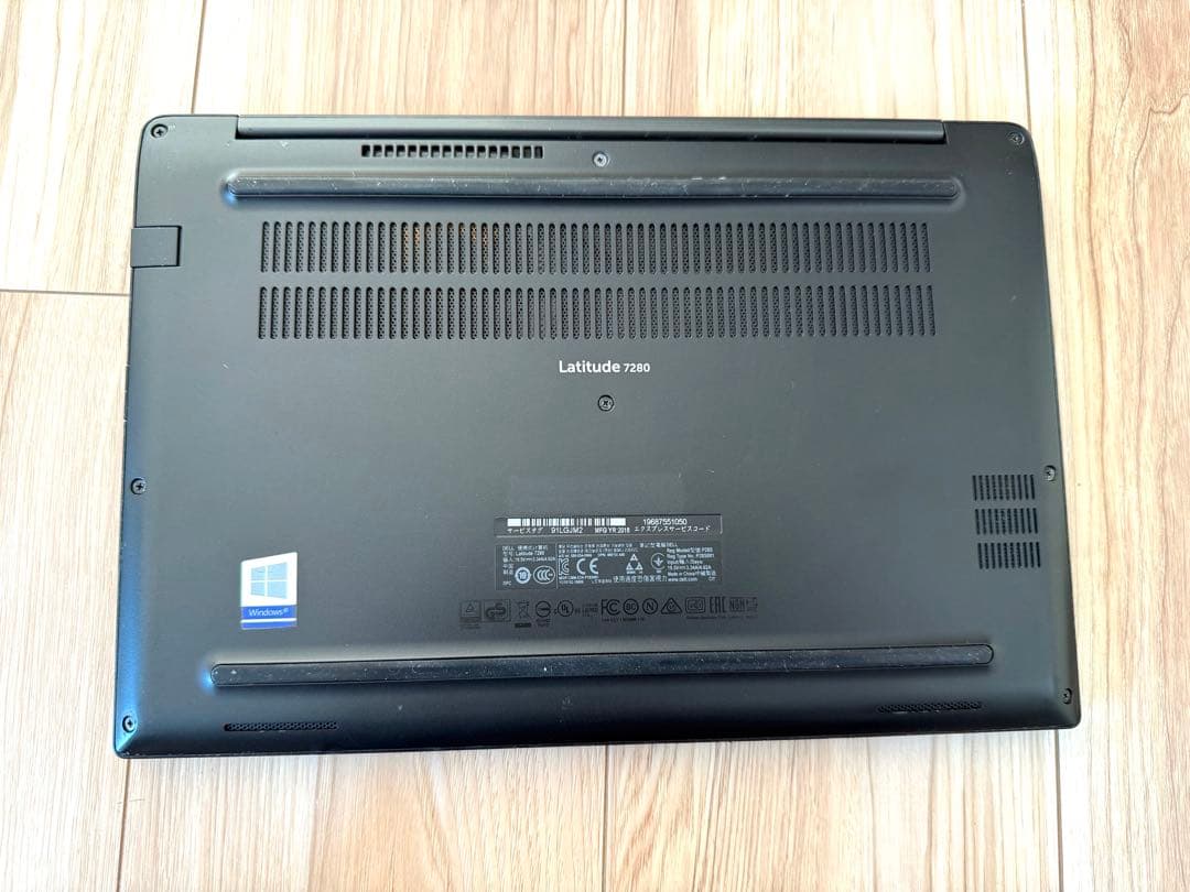 Windowsノート本体 Office21&Win11 DELL Latitude7280 8/256GB