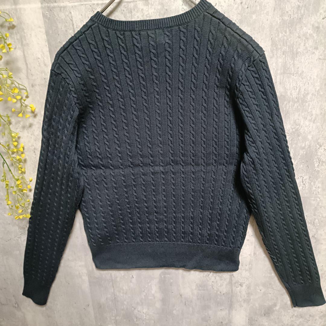 ポロラルフローレン　ケーブルニットカーディガン　ポニー　セーター