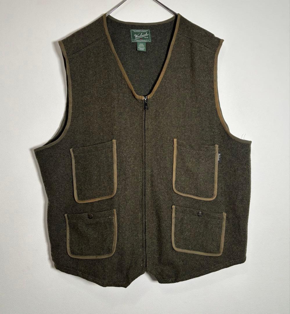 WOOL RICH ウールリッチ　無地　4ポケット　ウール　ハンティングベスト