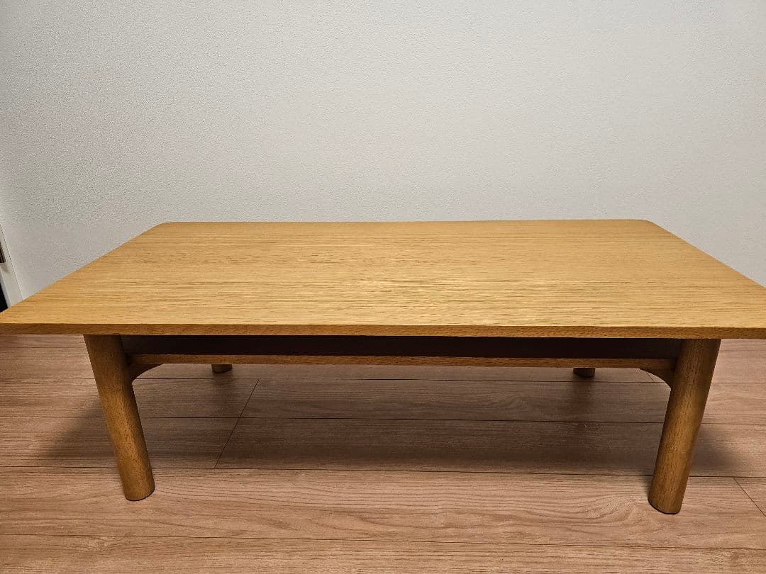 【無印良品/MUJI】ローテーブル（木製/長方形座卓/机/ナチュラル）