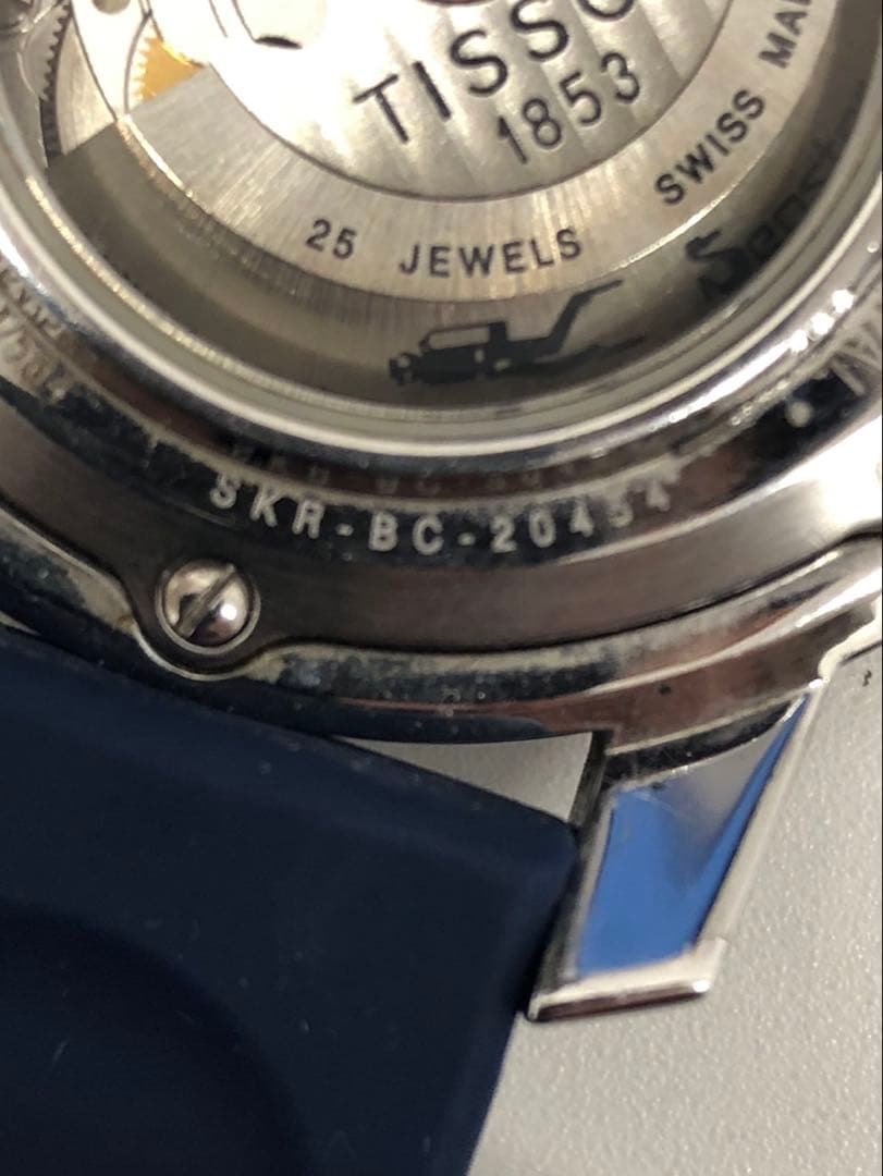 【期間限定お値下げ】TISSOT 腕時計　自動巻き ネイビー