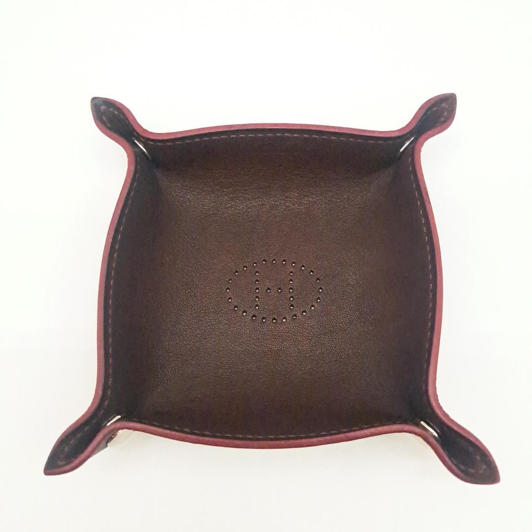 HERMES エルメス ヴィドポッシュ ミニ レザー Hエヴリン 小物入れ