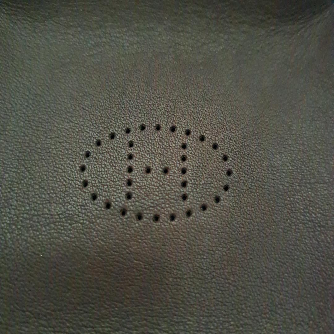 HERMES エルメス ヴィドポッシュ ミニ レザー Hエヴリン 小物入れ