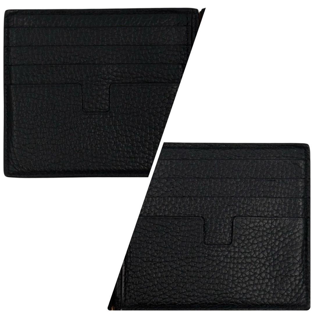 美品 トムフォード マネークリップ カードケース コンパクト 財布 ブラック