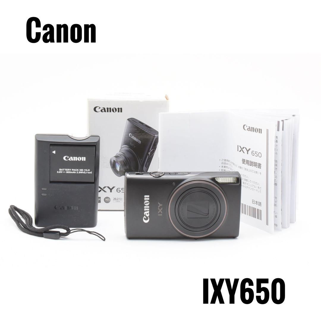 【美品】キヤノン Canon IXY650 ブラック デジカメ