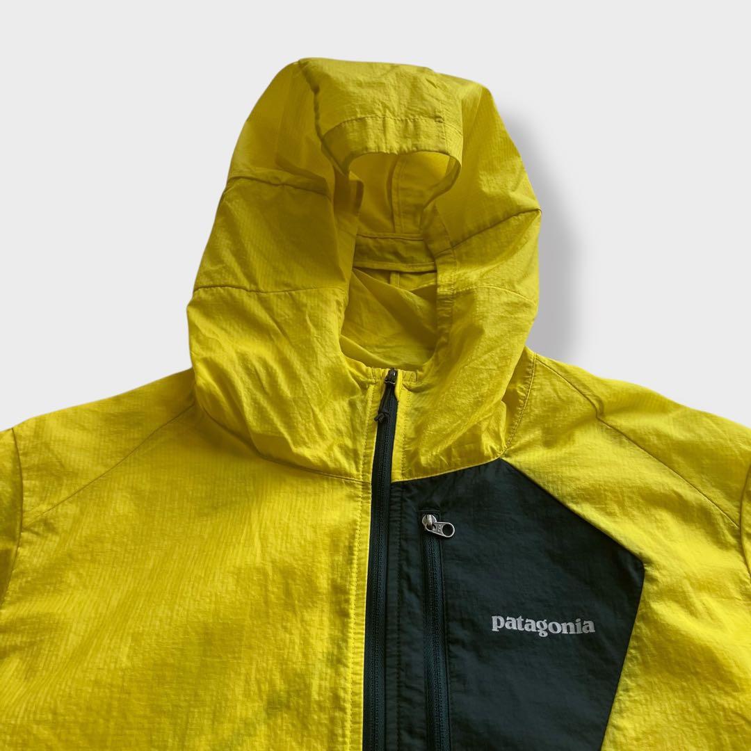 パタゴニアpatagoniaフーディニジャケットMイエローULハイクナイロン