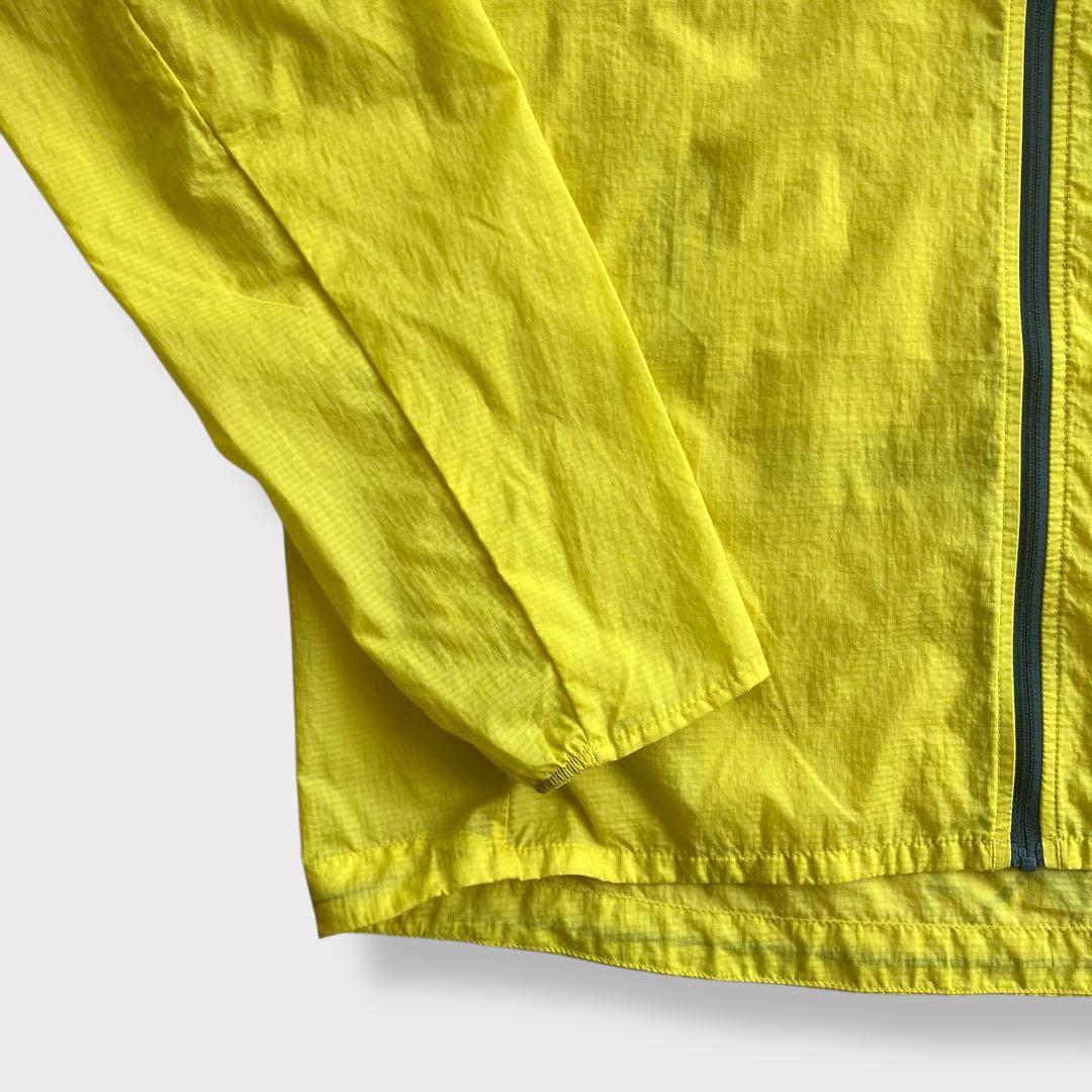 パタゴニアpatagoniaフーディニジャケットMイエローULハイクナイロン