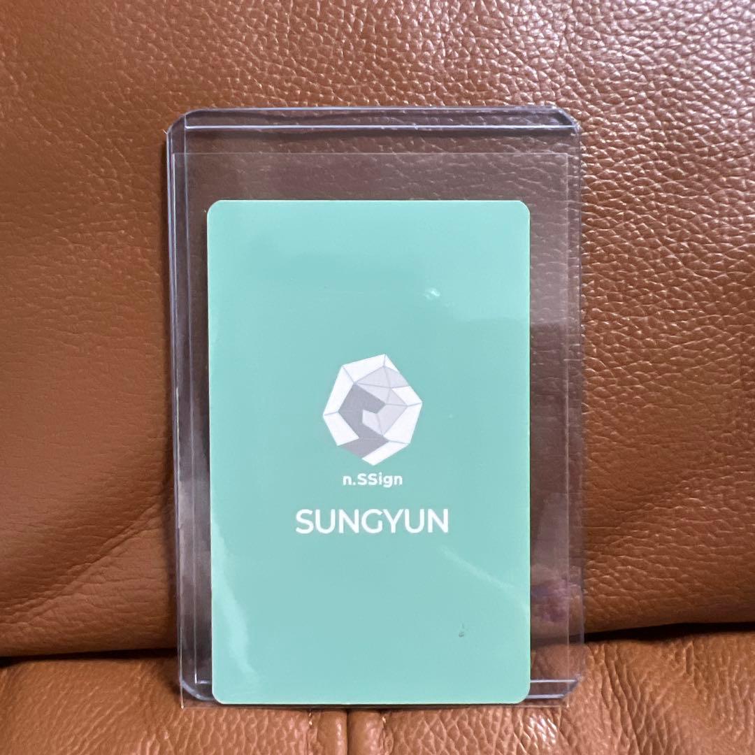 n.ssign ソンユン サイン トレカ 直筆