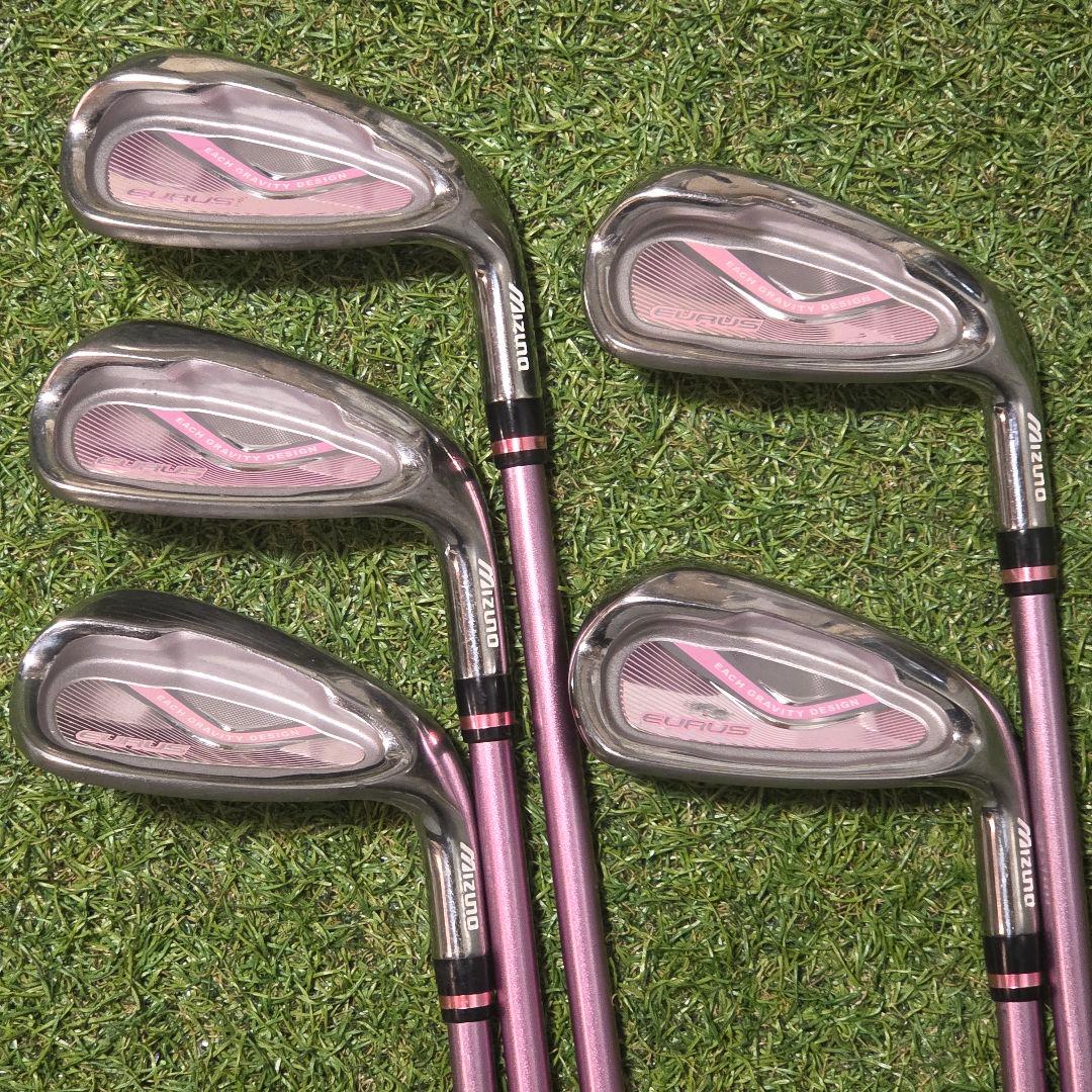 ミズノ ユーラス EURUS レディースゴルフクラブ アイアンセット 5本 L