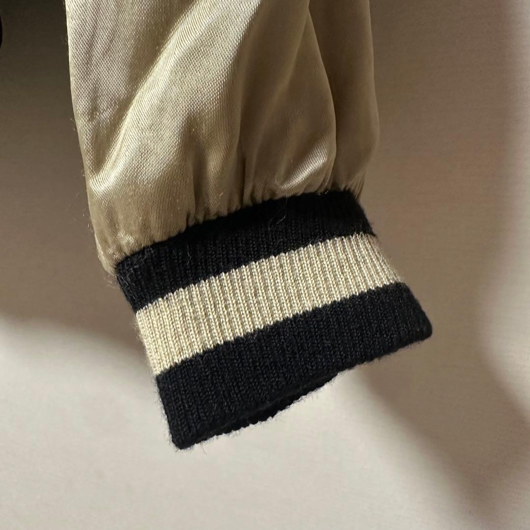 【希少】花旅楽団　リバーシブルスカジャン　髑髏　桜　刺繍　廃盤