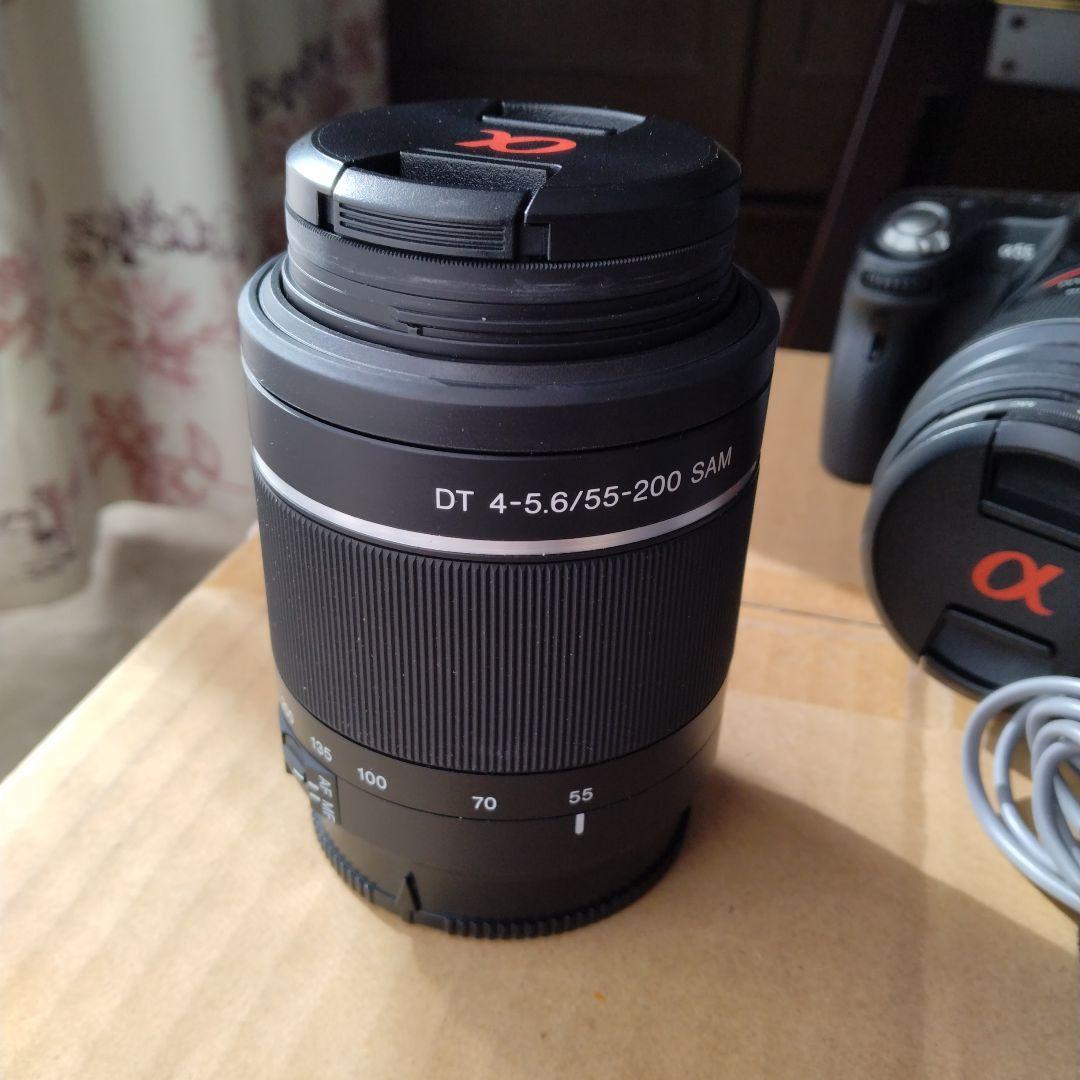 Sony α55 デジタルカメラ + DT 55-200mmレンズ